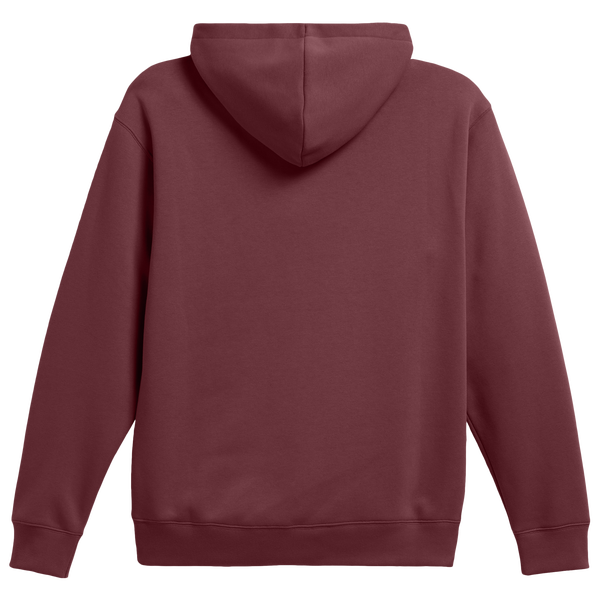 New Balance Oversized Center Embroidered Hoodie - Men's - Burgundy - Image 2
