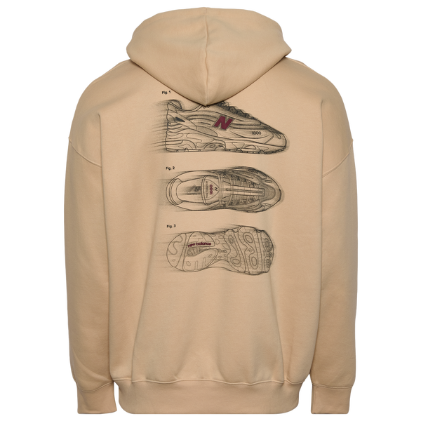 New Balance Schematics Hoodie - Men's - Tan - Image 2