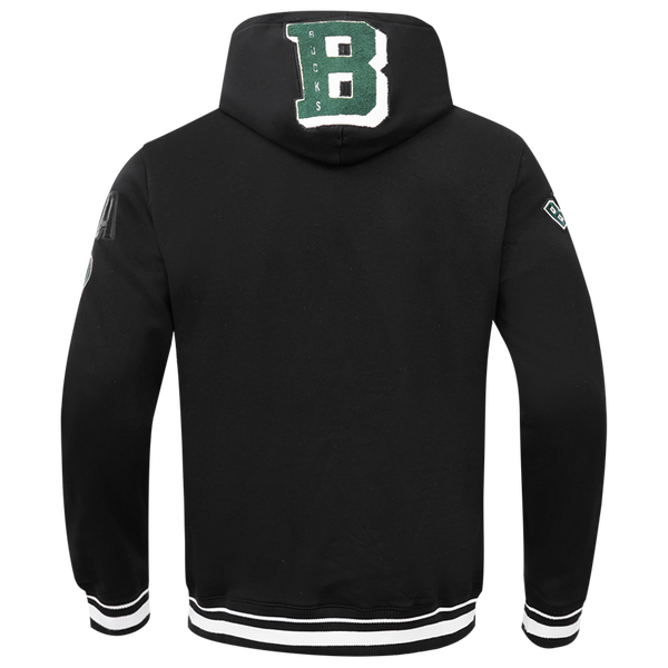 Pro Standard BUCKS MASH UP RIB FLC PO HOODIE - Men's - Black - Image 2