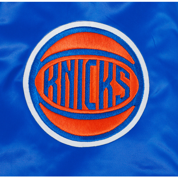 Pro Standard NEW YORK KNICKS SATIN JACKET - Men's - Royal Blue - Image 7