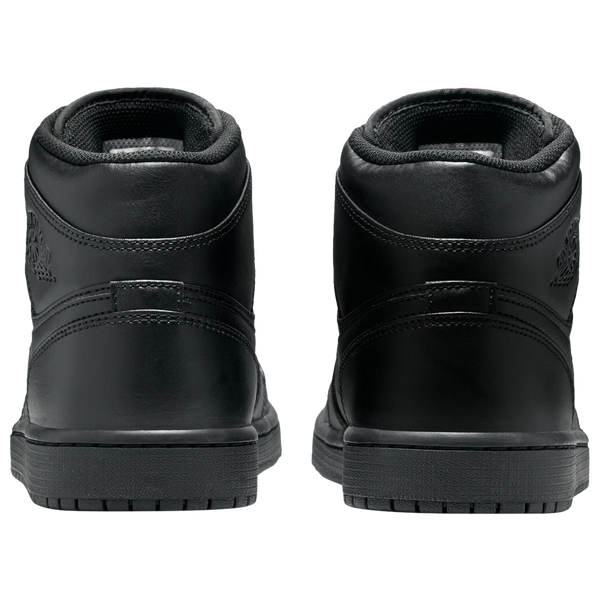 Jordan AJ 1 Mid - Men's - Black/Black/Black - Image 3