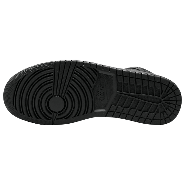 Jordan AJ 1 Mid - Men's - Black/Black/Black - Image 5
