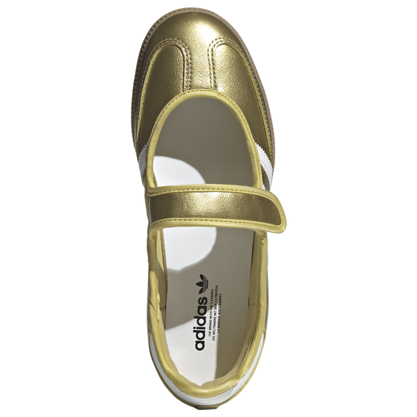 adidas Originals Samba Jane - Women's - Gold/White - Image 4