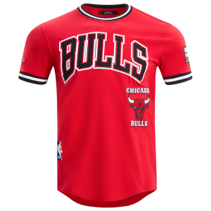 Pro Standard BULLS RETRO CLASSIC DK TEE - Men's - Red/Black