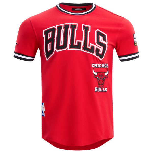 Pro Standard BULLS RETRO CLASSIC DK TEE - Men's - Red/Black