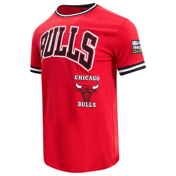 Pro Standard BULLS RETRO CLASSIC DK TEE - Men's - Red/Black - Image 3