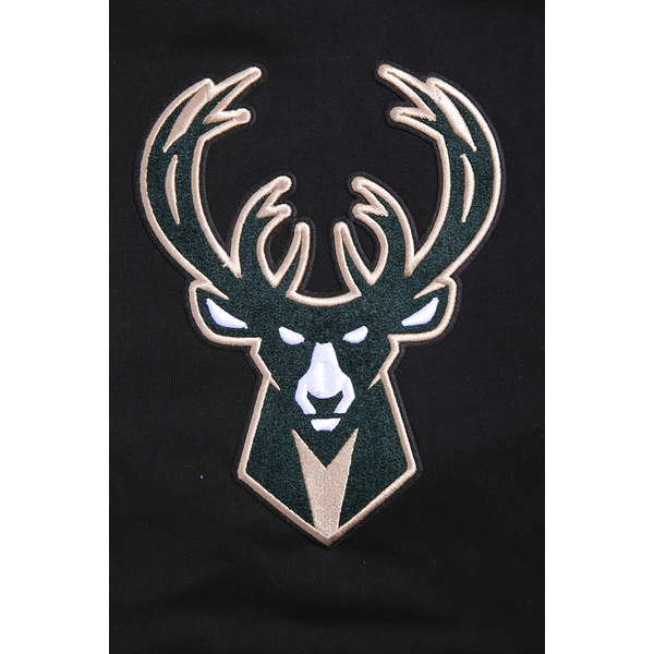 Pro Standard BUCKS RETRO CLASSIC FLC PO HOODIE - Men's - Black - Image 5