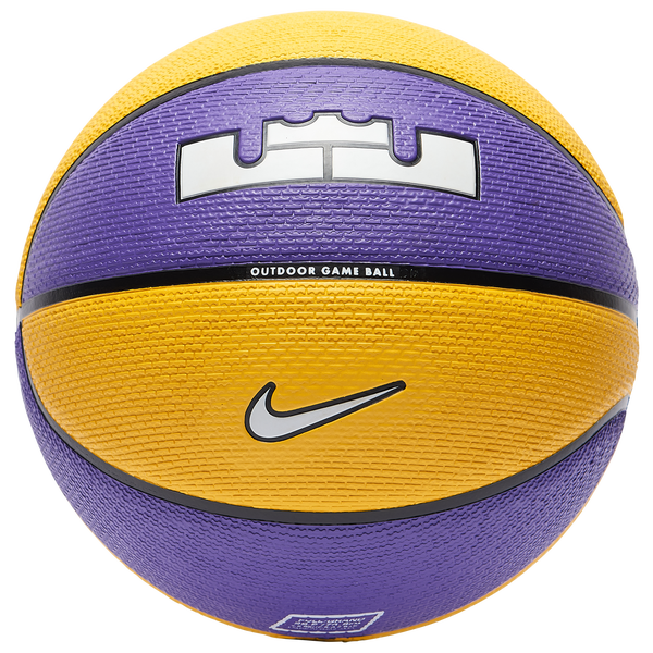Nike Lebron Playground Basketball - Men's - Court Purple/Amarillo - Image 2