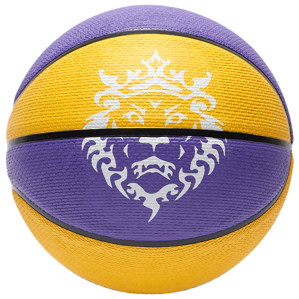 Nike Lebron Playground Basketball - Men's - Court Purple/Amarillo - Image 3
