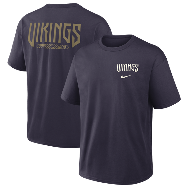 Nike Vikings Rival Short Sleeve T-Shirt - Men's - Purple