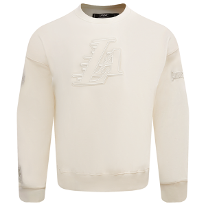 Pro Standard LOS ANGELES LAKERS SWEATSHIRT - Men's - Eggshell