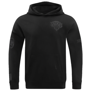 Pro Standard Knicks Neutral Drop Shoulder Pullover Hoodie - Men's - Black
