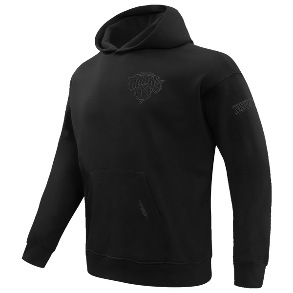 Pro Standard Knicks Neutral Drop Shoulder Pullover Hoodie - Men's - Black - Image 3