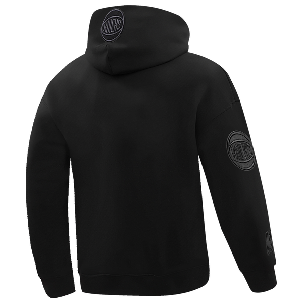 Pro Standard Knicks Neutral Drop Shoulder Pullover Hoodie - Men's - Black - Image 4