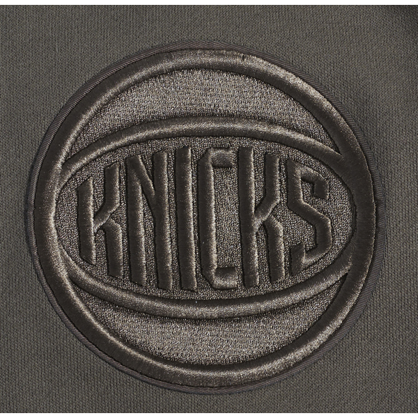 Pro Standard Knicks Neutral Drop Shoulder Pullover Hoodie - Men's - Dark Taupe - Image 6