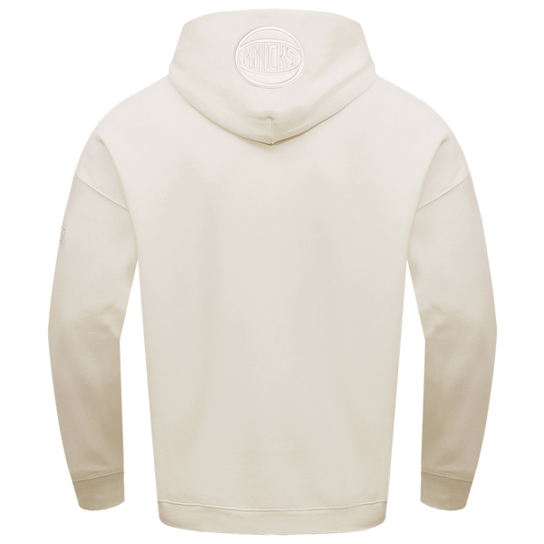 Pro Standard Knicks Neutral Drop Shoulder Pullover Hoodie - Men's - Eggshell - Image 2