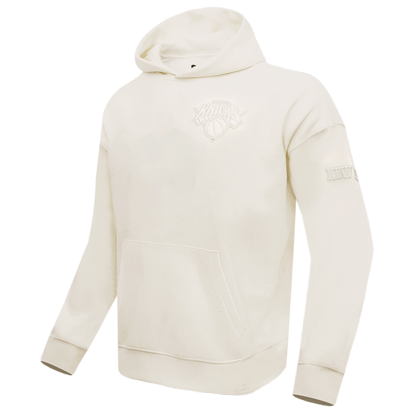 Pro Standard Knicks Neutral Drop Shoulder Pullover Hoodie - Men's - Eggshell - Image 3