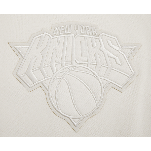 Pro Standard Knicks Neutral Drop Shoulder Pullover Hoodie - Men's - Eggshell - Image 5