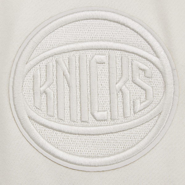 Pro Standard Knicks Neutral Drop Shoulder Pullover Hoodie - Men's - Eggshell - Image 6