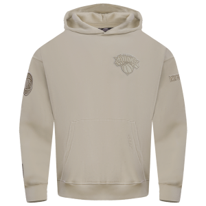 Pro Standard Knicks Neutral Drop Shoulder Pullover Hoodie - Men's - Taupe