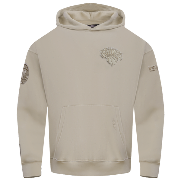 Pro Standard Knicks Neutral Drop Shoulder Pullover Hoodie - Men's - Taupe