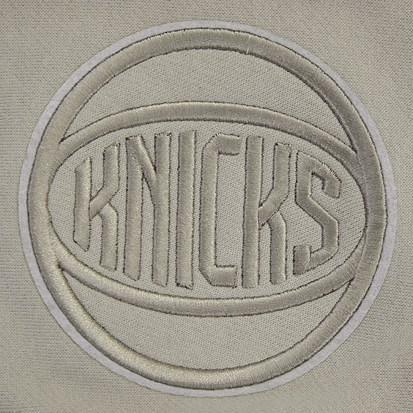 Pro Standard Knicks Neutral Drop Shoulder Pullover Hoodie - Men's - Taupe - Image 6