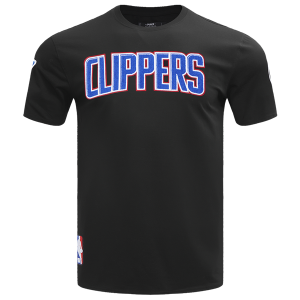 Pro Standard Clippers Classic Chenille T-Shirt - Men's - Black