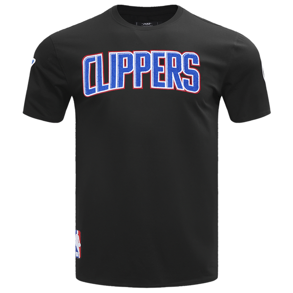 Pro Standard Clippers Classic Chenille T-Shirt - Men's - Black