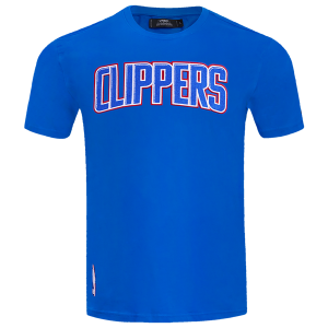 Pro Standard Clippers Classic Chenille T-Shirt - Men's - Royal Blue
