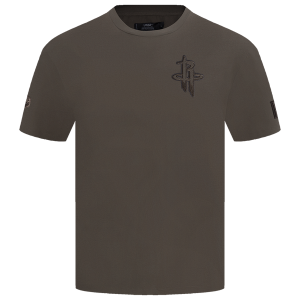 Pro Standard ROCKETS NEUTRAL CJ DROP SHOULDER TEE - Men's - Dark Taupe