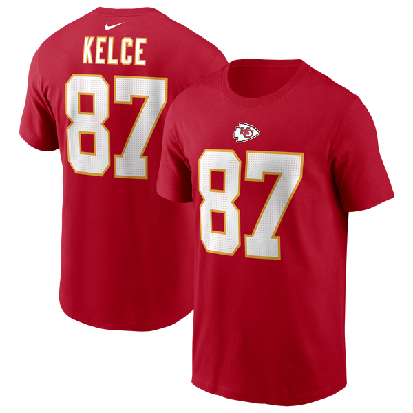 Nike Chiefs Name & Number T-Shirt - Men's - University Red