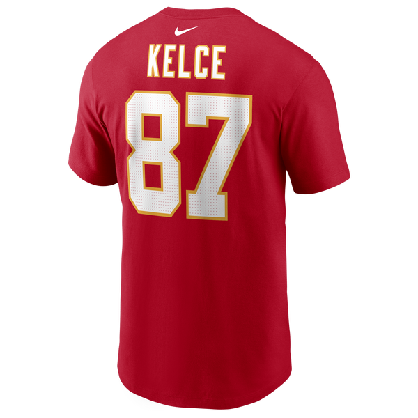 Nike Chiefs Name & Number T-Shirt - Men's - University Red - Image 3