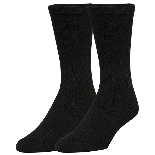 CSG 6 Pack Crew XL Socks - Adult - Black