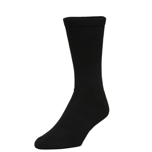 CSG 6 Pack Crew XL Socks - Adult - Black - Image 2
