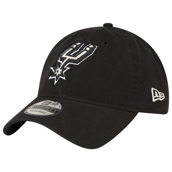 New Era Spurs Core Classics 2.0 Cap - Men's - Black/Black