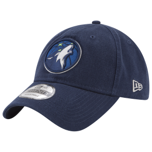 New Era Timberwolves Core Classics 2.0 Cap - Men's - Black/Black