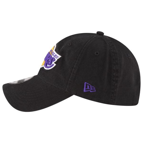 New Era Lakers Core Classic 2.0 9TWENTY Adjustable Hat - Men's - Black/Black - Image 7