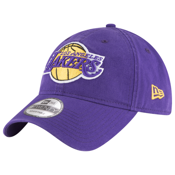 New Era Lakers Core Classic 2.0 9TWENTY Adjustable Hat - Men's - Yellow/Purple - Image 2
