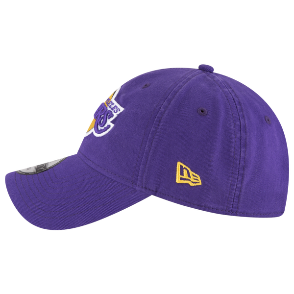 New Era Lakers Core Classic 2.0 9TWENTY Adjustable Hat - Men's - Yellow/Purple - Image 7