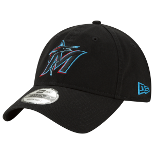 New Era Marlins 2029 Game Cap - Men's - Black/Red/Blue