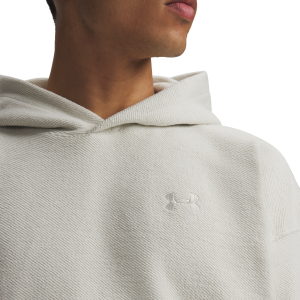 Under Armour Icon Rev Terry Hoodie - Men's - Summit White/Summit White - Image 3