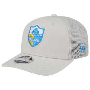 New Era Chargers Perf 970 Adjustable Cap - Adult - White/Khaki
