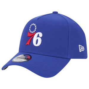 New Era 76ers A-Frame 9FORTY Adjustable Hat - Men's - Blue