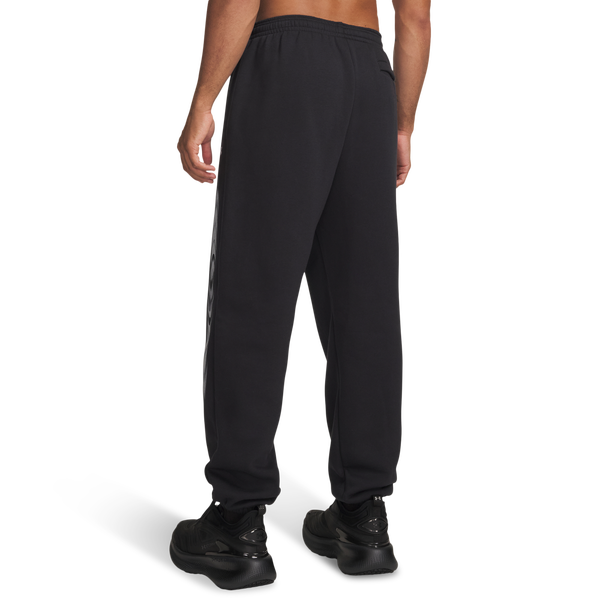 Under Armour Icon Fleece Graphic Joggers - Men's - Black/Black - Image 2