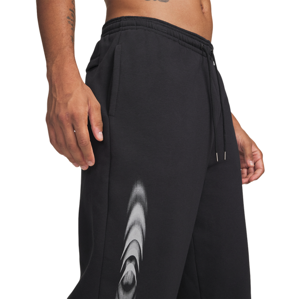 Under Armour Icon Fleece Graphic Joggers - Men's - Black/Black - Image 3