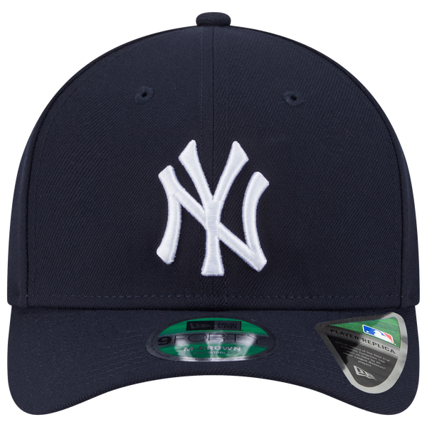 New Era Yankees Player Replica 9FORTY Cap - Men's - Navy/White - Image 2