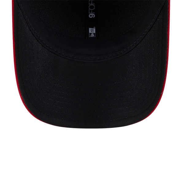New Era Braves Player Replica 9FORTY Cap - Men's - Navy/Red - Image 7