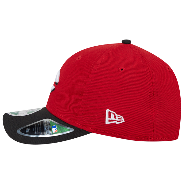 New Era Reds Player Replica 9FORTY Cap - Men's - Red/Black - Image 4