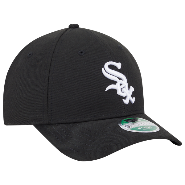 New Era White Sox Player Replica 9FORTY Cap - Men's - Black/White - Image 3