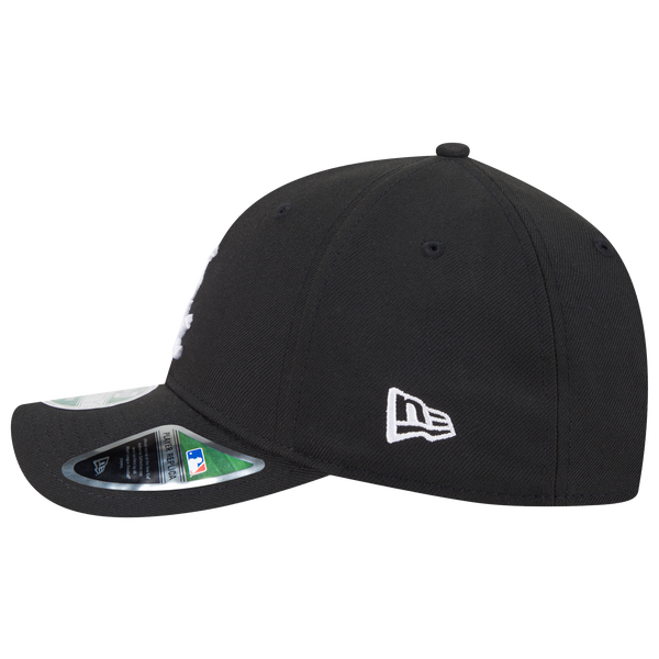 New Era White Sox Player Replica 9FORTY Cap - Men's - Black/White - Image 4